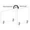Azar Displays 23.5" x 31.5" Acrylic Plexiglass W/ Metal Counter Edge Clamp 179754-187 - alternate 2